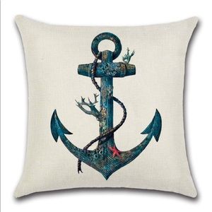🌸 BUNDLE ME🌸 Nautical Print Cushion Cover